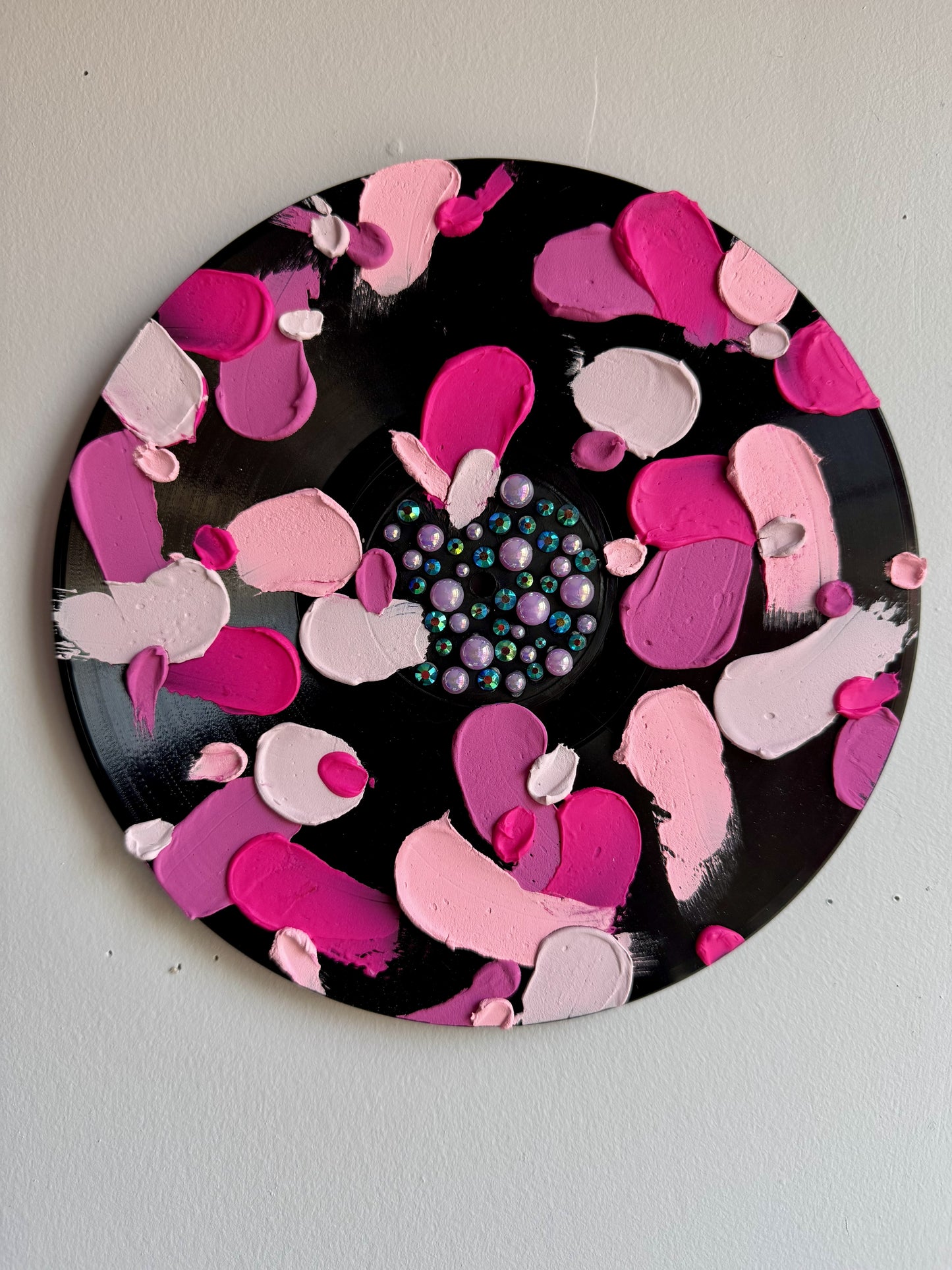 'Rosy' 10" Up-Cycled Record